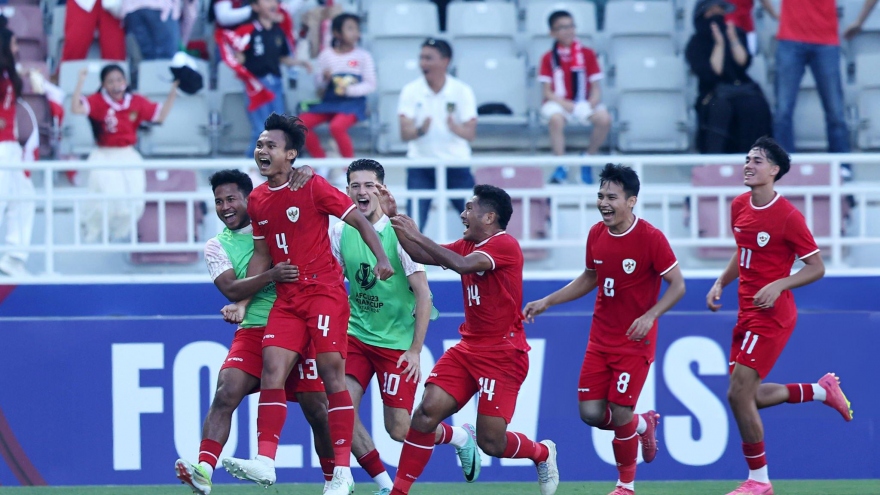 Kết quả U23 châu Á 2024 hôm nay 18/4: U23 Indonesia tạo địa chấn