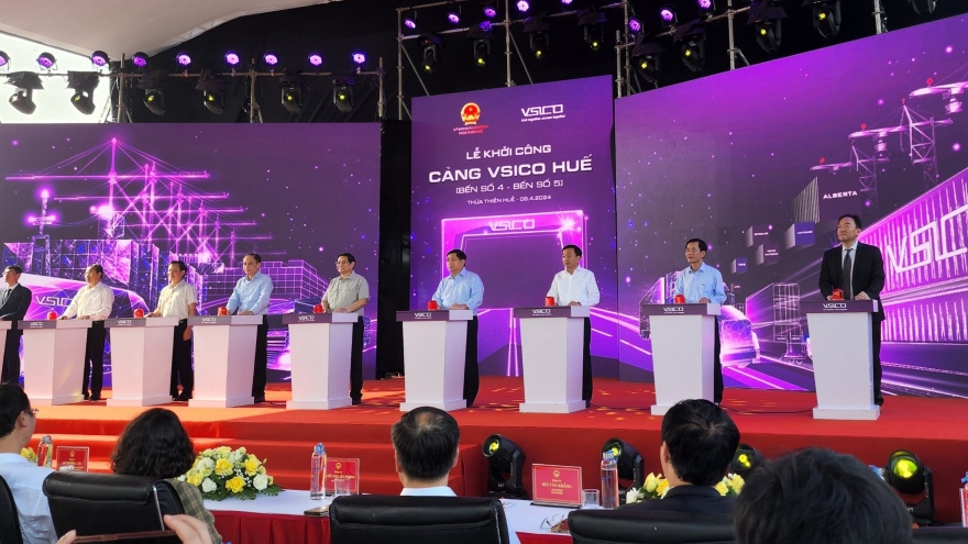 Thủ tướng Phạm Minh Chính dự lễ khởi công cảng Vsico