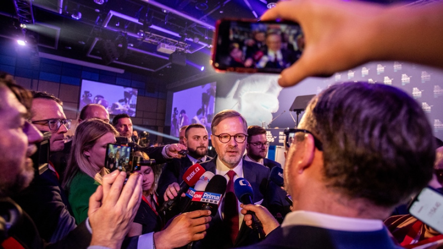 Séc: Thủ tướng Fiala tiếp tục được bầu làm Chủ tịch đảng ODS