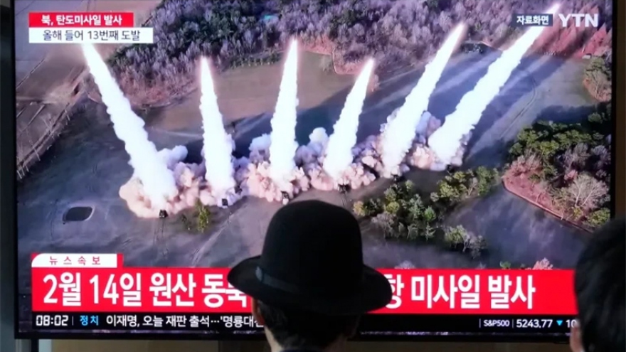 Nhật, Hàn phản ứng gay gắt sau vụ phóng tên lửa của Triều Tiên