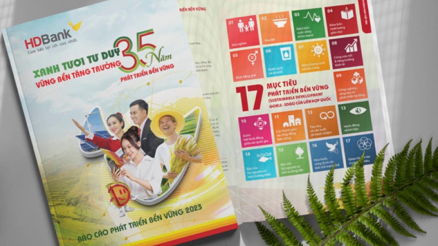 HDBank tiên phong công bố Báo cáo Phát triển bền vững 2024