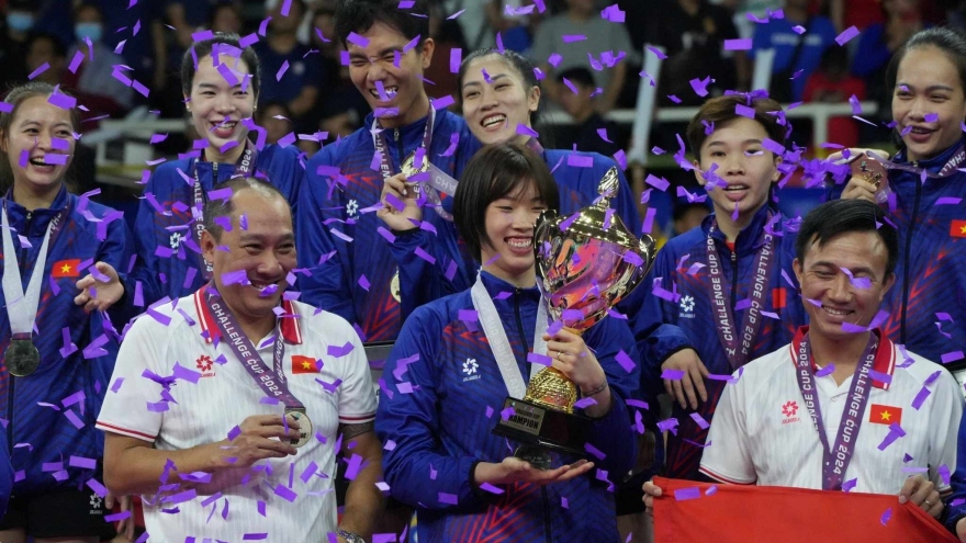 Vô địch AVC Challenge Cup, tuyển bóng chuyền nữ Việt Nam được thưởng bao nhiêu?