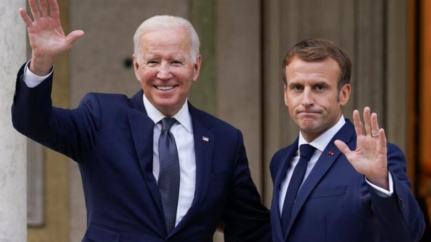 Tổng thống Mỹ Joe Biden lần đầu thăm Pháp kể từ khi nhậm chức