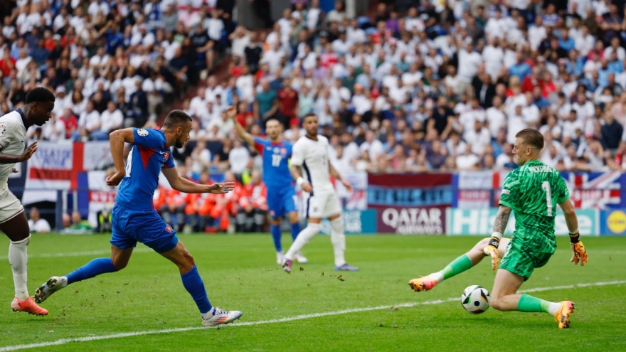 Trực tiếp Anh 0 - 1 Slovakia: Địa chấn ở sân AufSchalke