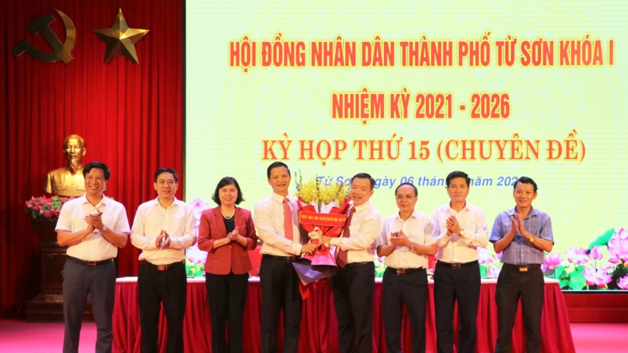Ông Đỗ Tuấn Sơn được bầu giữ chức Chủ tịch UBND TP. Từ Sơn, Bắc Ninh