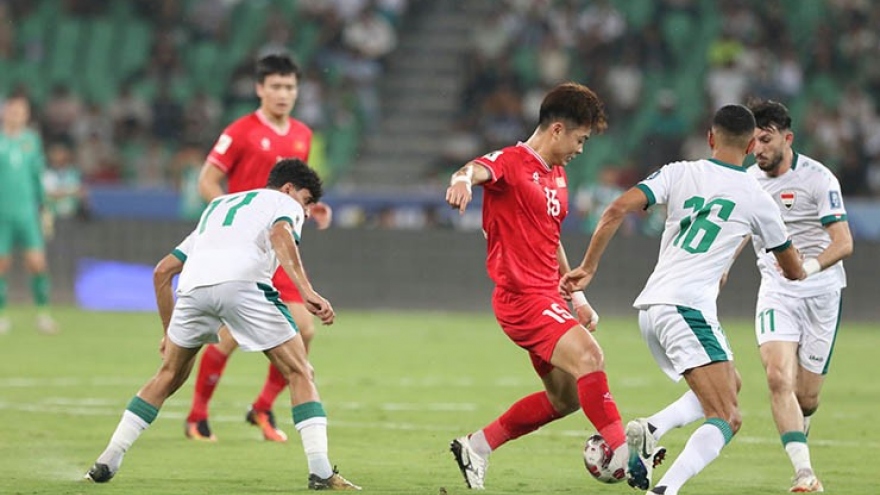 ĐT Việt Nam chia tay vòng loại World Cup 2026 bằng trận thua ĐT Iraq