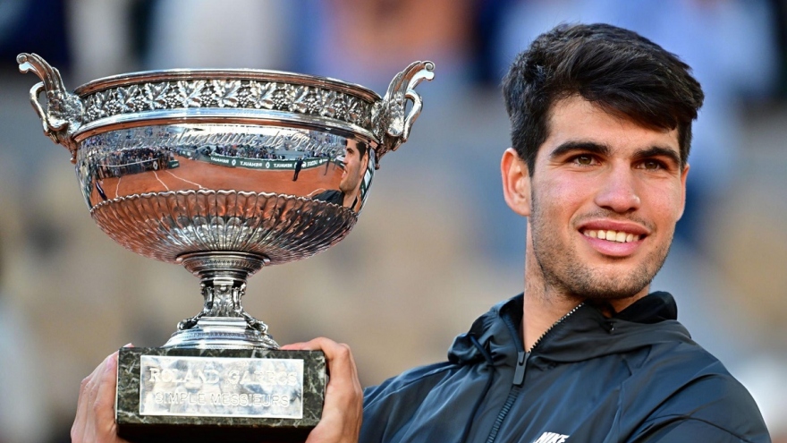 Alcaraz vô địch đơn nam Roland Garros 2024