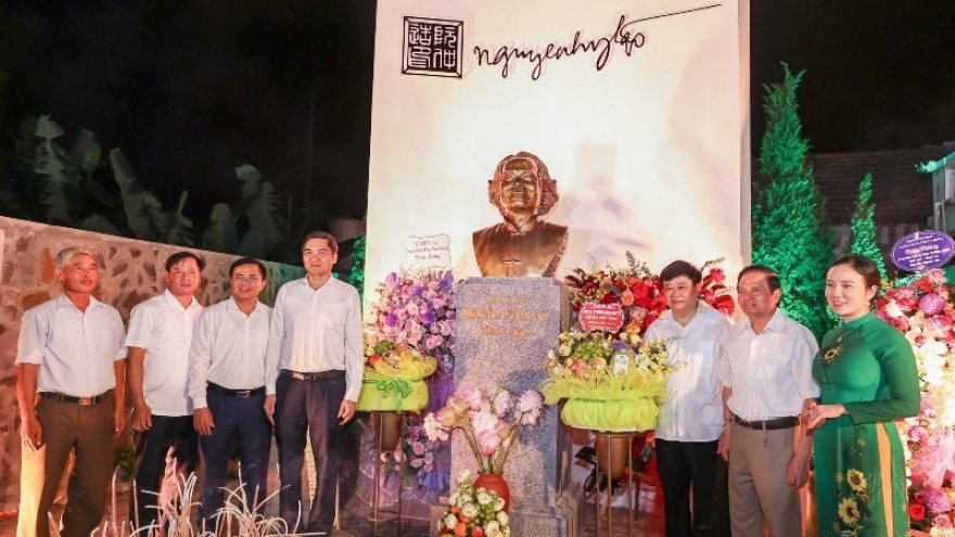 Khánh thành Khu tưởng niệm nhà thơ, nhạc sĩ Nguyễn Trọng Tạo