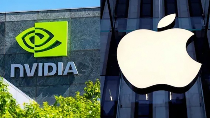 Vốn hóa Nvidia vượt Apple