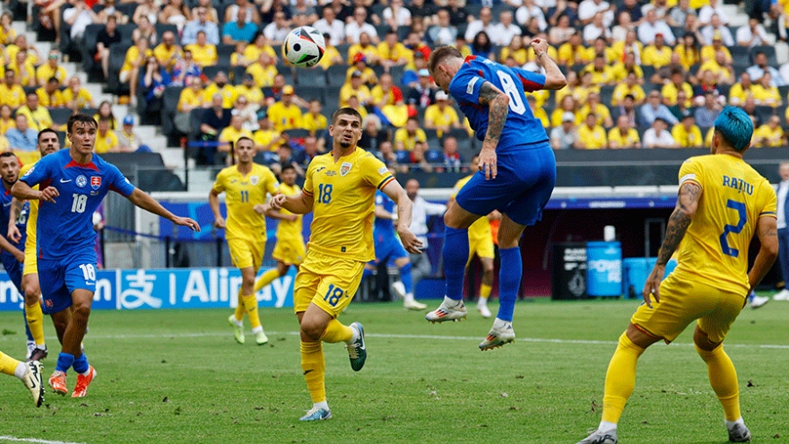 Trực tiếp Slovakia 1-1 Romania: Bàn gỡ hòa từ chấm 11m