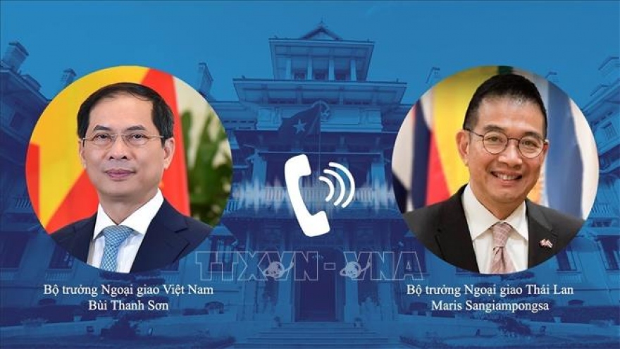 Bộ trưởng Ngoại giao Bùi Thanh Sơn điện đàm với Bộ trưởng Ngoại giao Thái Lan