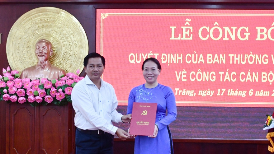 Sóc Trăng luân chuyển nữ Phó Chủ tịch UBND tỉnh làm Bí thư Thị ủy Ngã Năm
