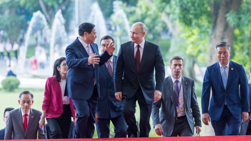 Thủ tướng Phạm Minh Chính hội kiến Tổng thống Liên bang Nga Vladimir Putin