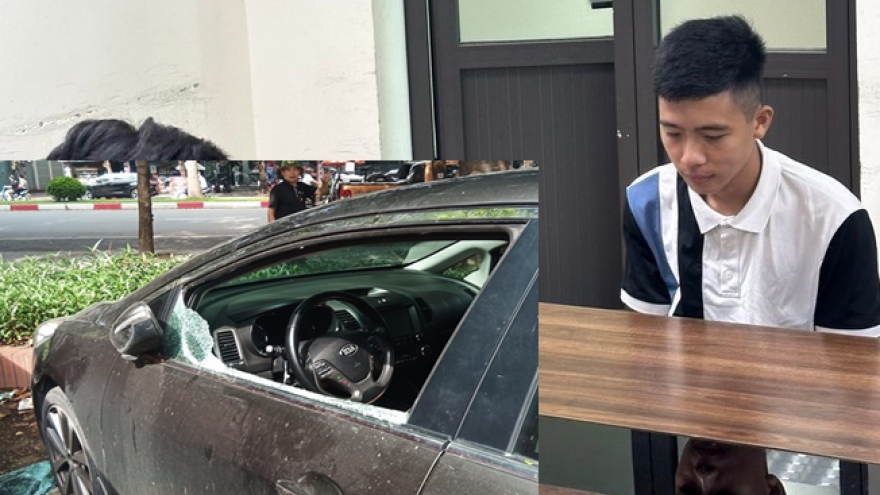 Bắt kẻ đập cửa kính hàng loạt "xế hộp" ở Hà Nội để trộm tài sản