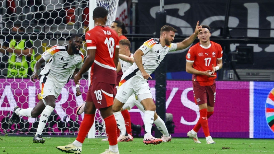 Kết quả EURO 2024: "Siêu dự bị" toả sáng, Đức thoát thua Thụy Sĩ ở phút bù giờ