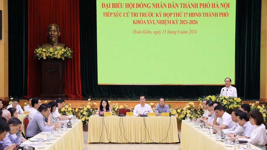 HĐND thành phố Hà Nội nghe giải trình về giải quyết kiến nghị của cử tri