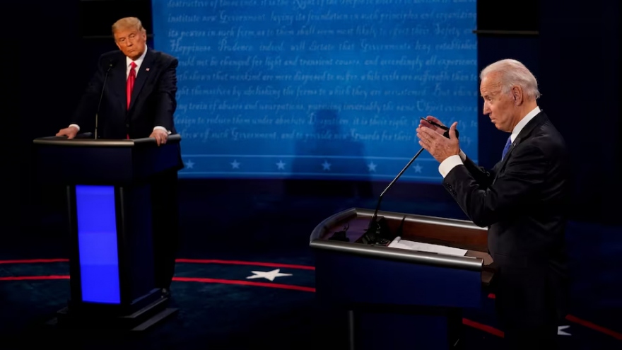 Cuộc tranh luận trực tiếp giữa hai đối thủ Trump-Biden có gì đặc biệt?