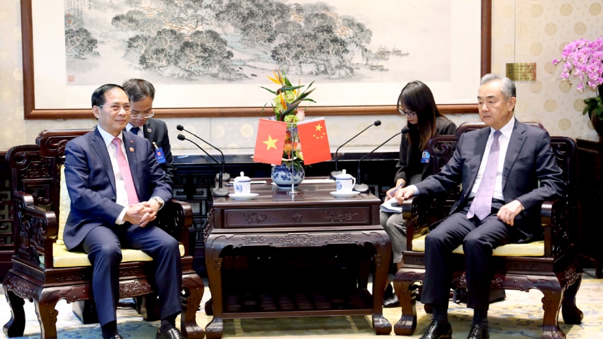 Bộ trưởng Ngoại giao Bùi Thanh Sơn hội kiến Bộ trưởng Ngoại giao Trung Quốc