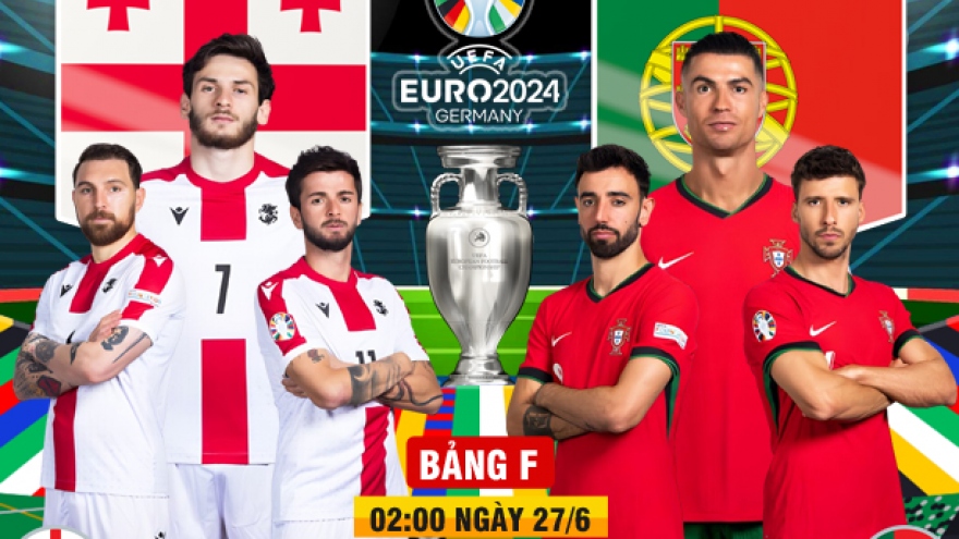 Xem trực tiếp Georgia vs Bồ Đào Nha tại EURO 2024 ở đâu?