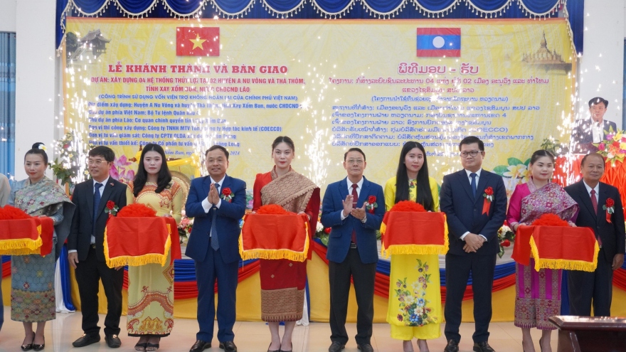 Việt Nam giúp Lào xây dựng hệ thống thuỷ lợi