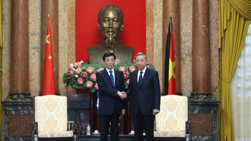 Chủ tịch nước Tô Lâm tiếp Đoàn đại biểu Đảng, Nhà nước Trung Quốc