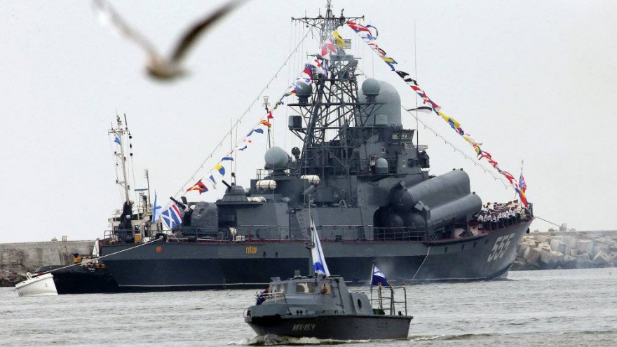 Mục đích của Nga khi huy động hầu hết hạm đội tập trận hải quân quy mô lớn