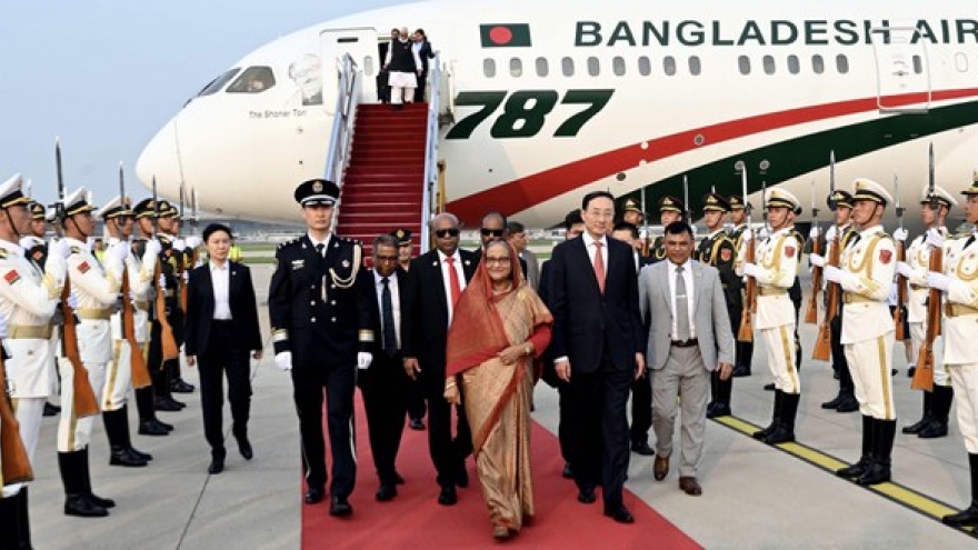 Thủ tướng Bangladesh Sheikh Hasina thăm Trung Quốc 4 ngày