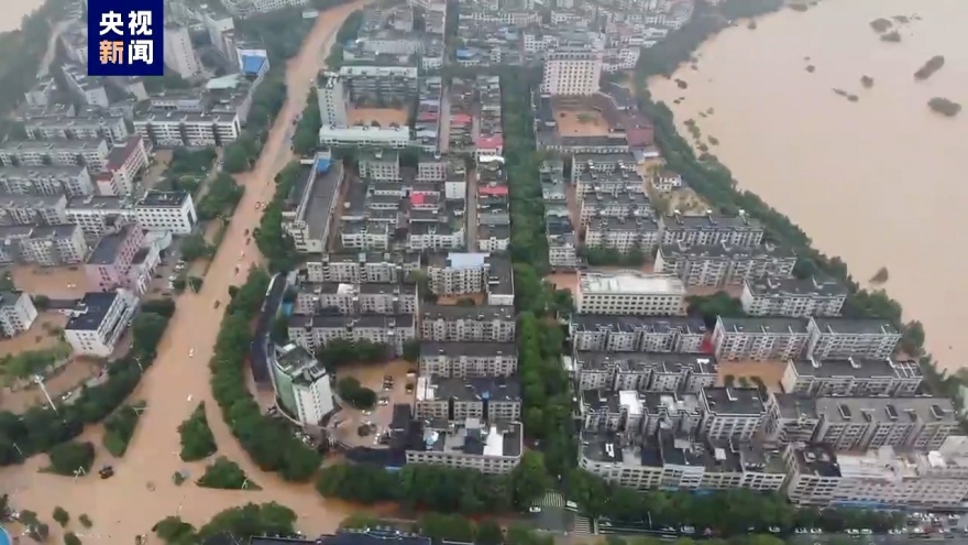 Lũ lớn dự kiến ​​xảy ra trên nhiều con sông ở Trung Quốc trong tháng 7