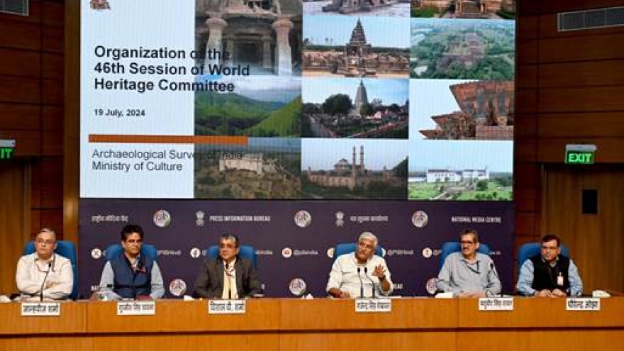 Khai mạc Phiên họp thứ 46 Ủy ban Di sản Thế giới tại New Delhi, Ấn Độ
