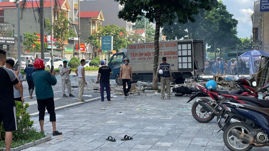 Xác định nguyên nhân ban đầu vụ nổ tại Vĩnh Yên khiến 7 người bị thương