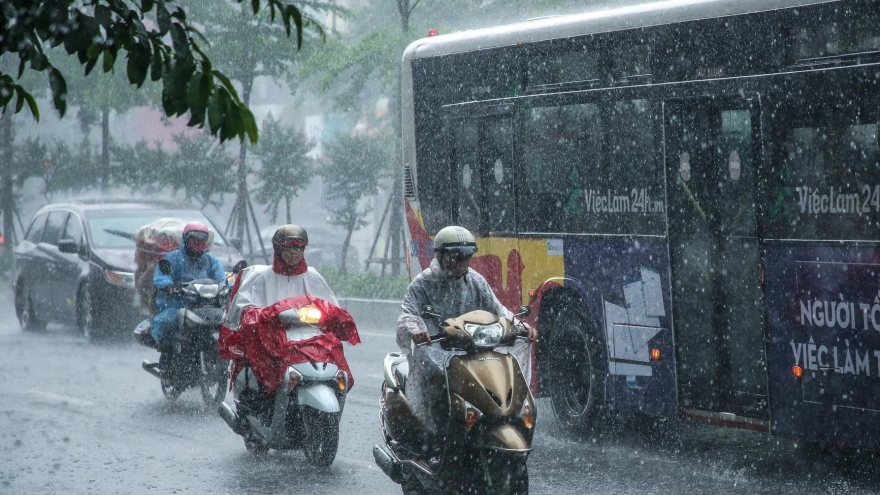 Thời tiết ngày 30/7: Vùng núi, trung du và đồng bằng Bắc Bộ có mưa dông lớn