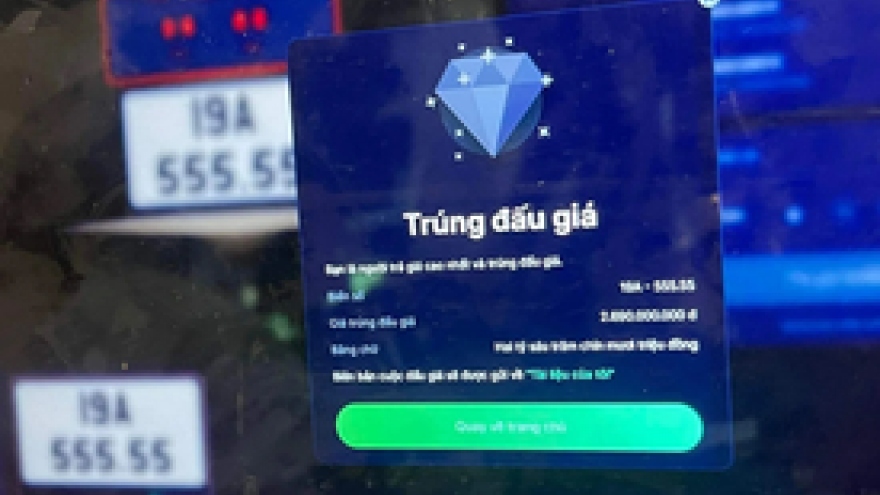 Thu ngân sách hơn 2.700 tỷ đồng từ đấu giá biển số xe