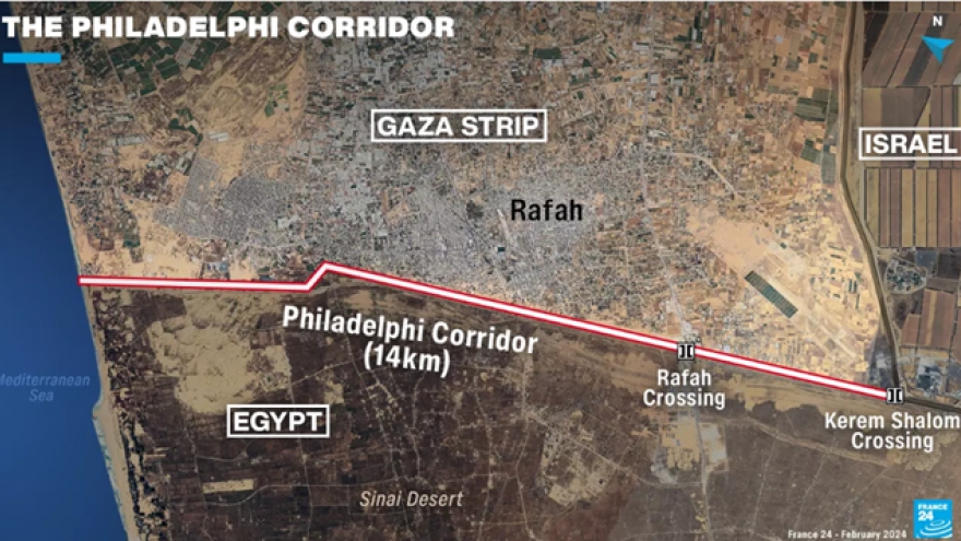 Ai Cập tái khẳng định về việc Israel phải rút quân hoàn toàn khỏi cửa khẩu Rafah và hành lang Philadelphi