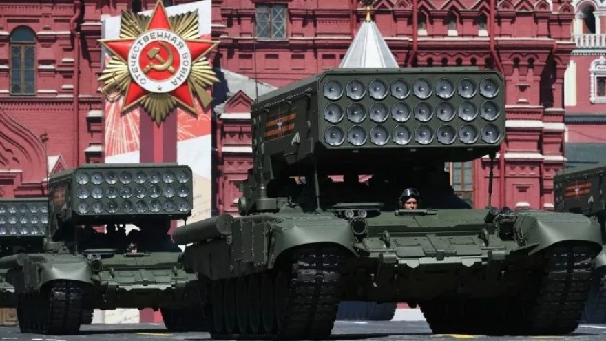 Ukraine công bố video xóa sổ "hỏa thần nhiệt áp" TOS-1A cực nguy hiểm của Nga