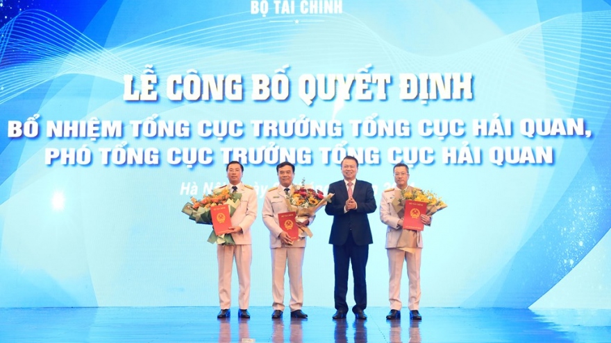 Bộ Tài chính trao các quyết định bổ nhiệm lãnh đạo Tổng cục Hải quan