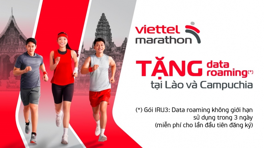 Viettel tặng data roaming cho vận động viên tham gia giải chạy Viettel Marathon