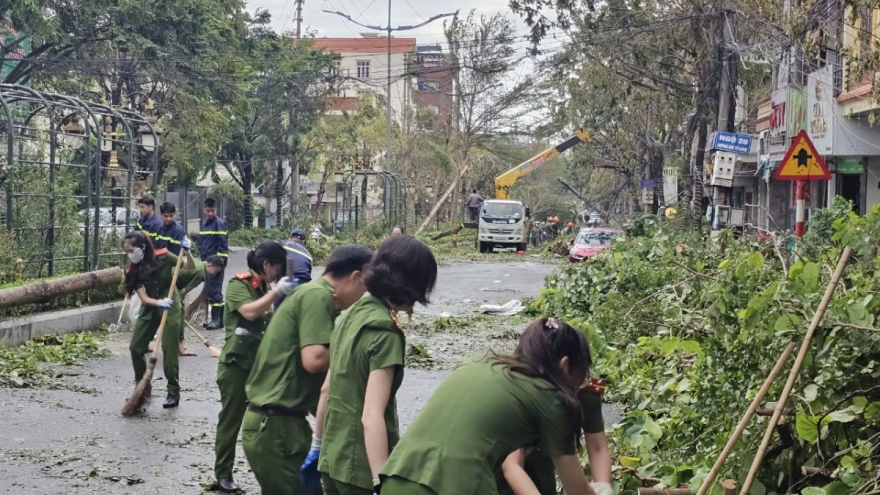 Bộ trưởng Bộ Công an gửi thư động viên cán bộ, chiến sĩ tham gia khắc phục cơn bão số 3