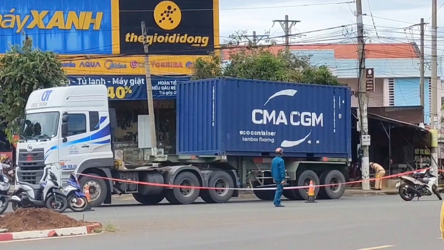 Tạm giữ tài xế xe container gây tai nạn khiến 2 dì cháu ở Bình Phước tử vong