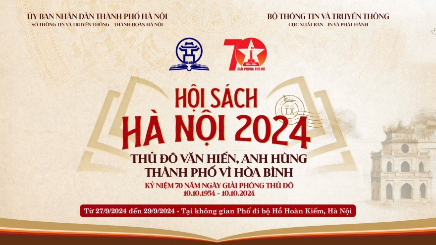 Hội sách Hà Nội năm 2024 phục vụ bạn đọc miễn phí