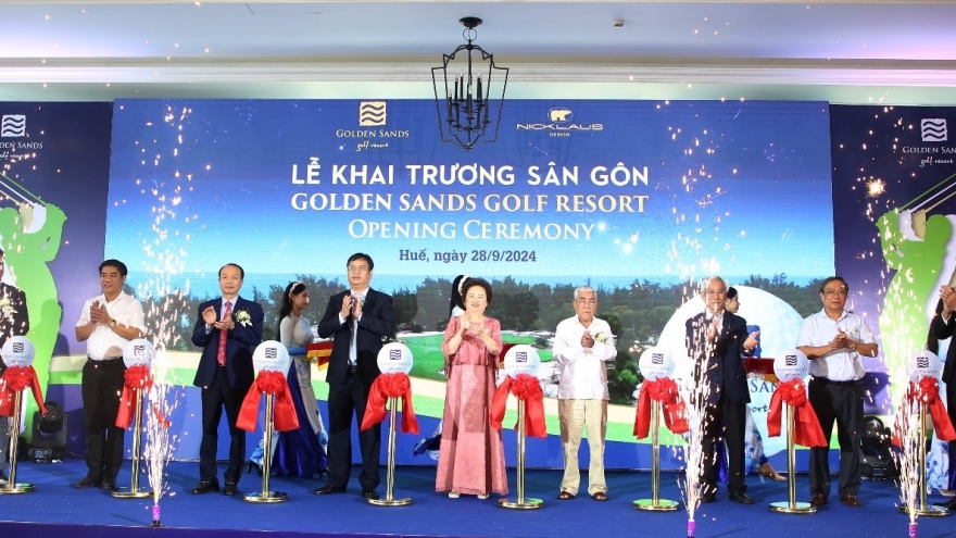 Khai trương sân gôn nơi miền di sản cố đô Huế Golden Sands Golf Resort