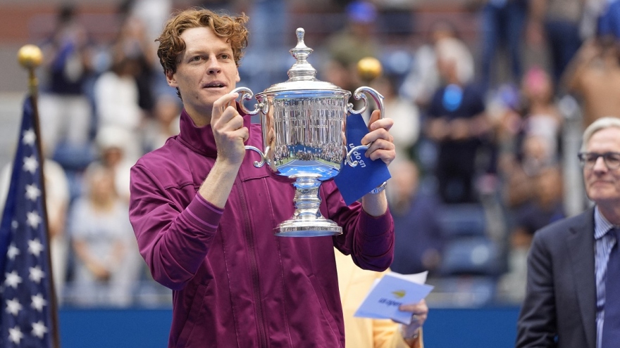 Jannik Sinner vô địch đơn nam US Open 2024 sau chiến thắng thuyết phục