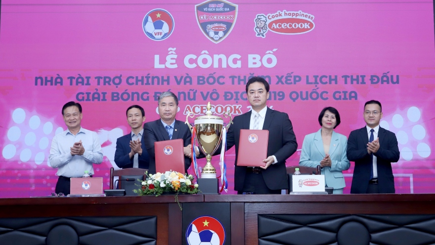 ACECOOK lần đầu tiên tài trợ cho giải bóng đá U19 nữ VĐQG 2024