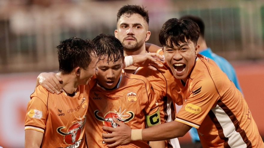 HAGL rộng cửa giành 3 điểm ở vòng 4 V-League 2024/2025