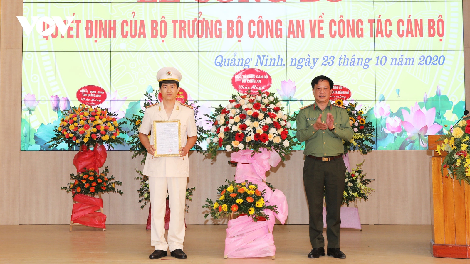 Điều động Trung tá Mai Thế Quang giữ chức Phó Giám đốc Công an Quảng Ninh