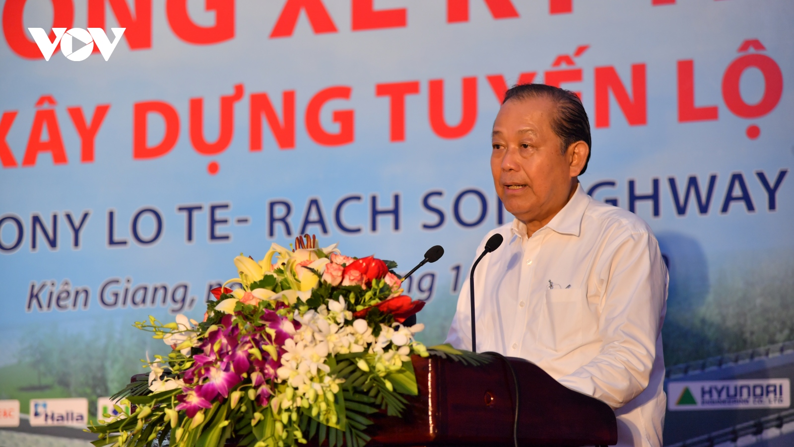 Phó Thủ tướng Trương Hoà Bình phát lệnh thông xe kỹ thuật tuyến Lộ Tẻ - Rạch Sỏi 