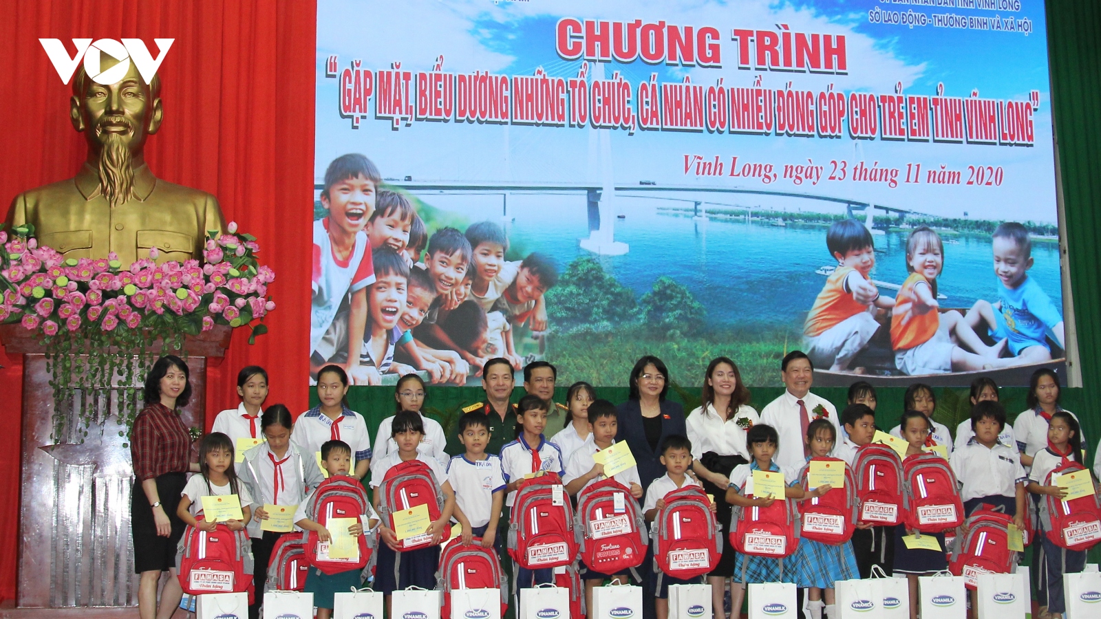 Hơn 60 tỷ đồng được đóng góp cho trẻ em tỉnh Vĩnh Long