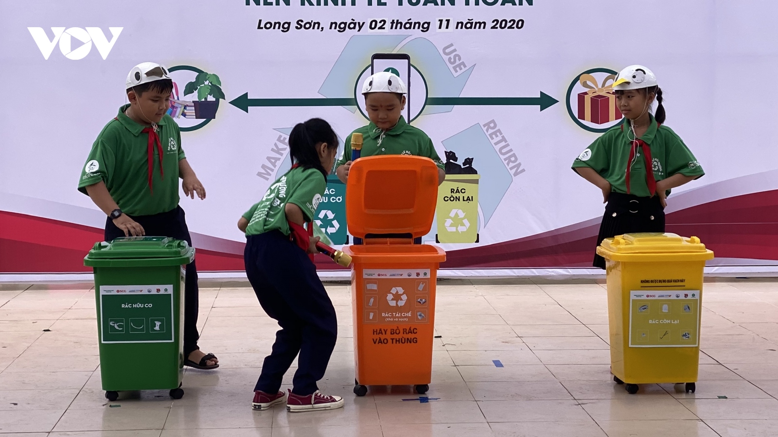 Phát động phân loại rác tại nguồn trong trường tiểu học ở Vũng Tàu