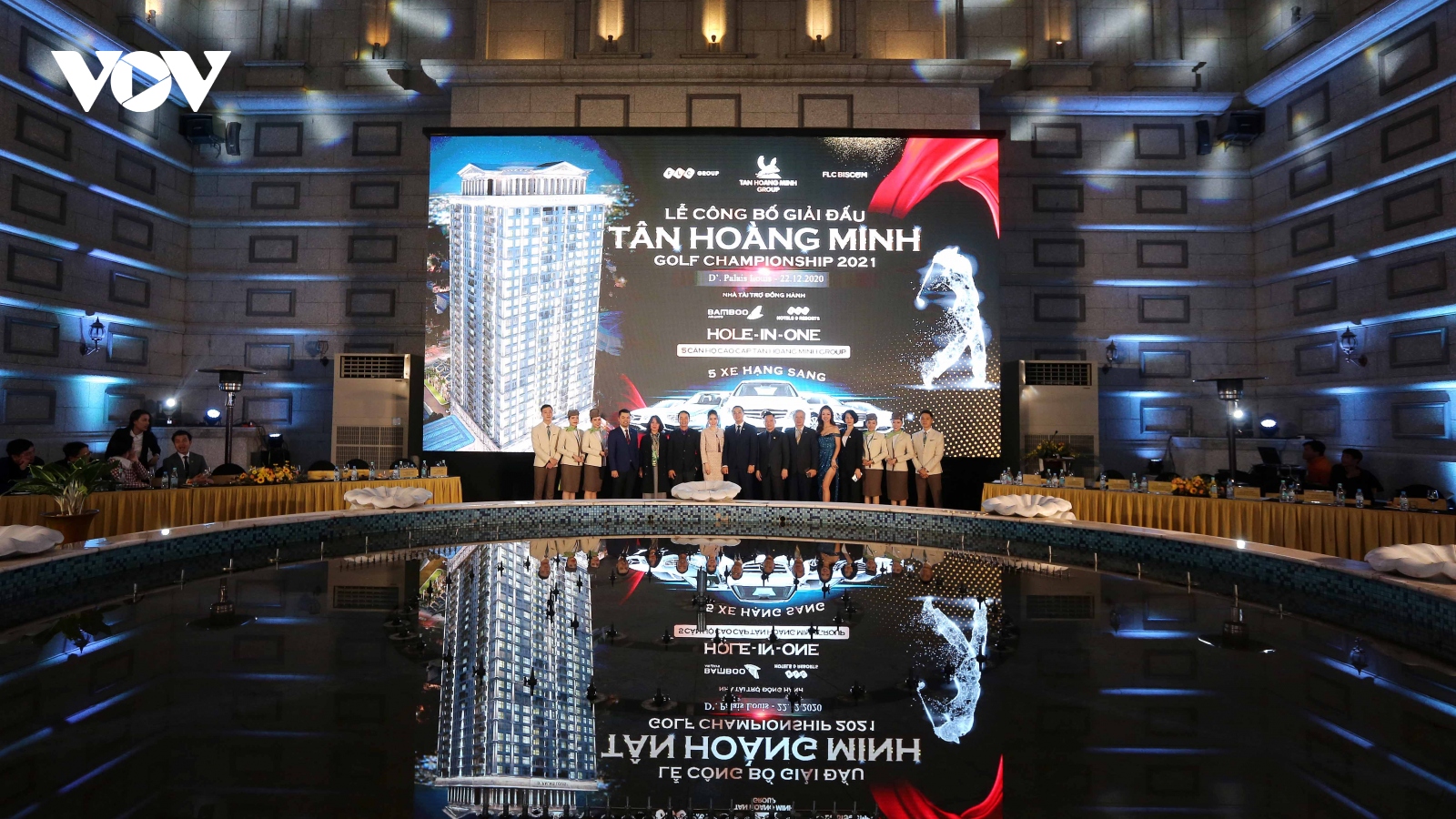 Phần thưởng HIO khủng- căn hộ cao cấp và xe sang tại Tân Hoàng Minh Golf Championship 2021