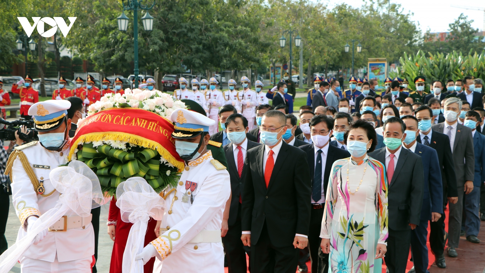 Kỷ niệm 76 năm Ngày thành lập Quân đội nhân dân Việt Nam tại Campuchia