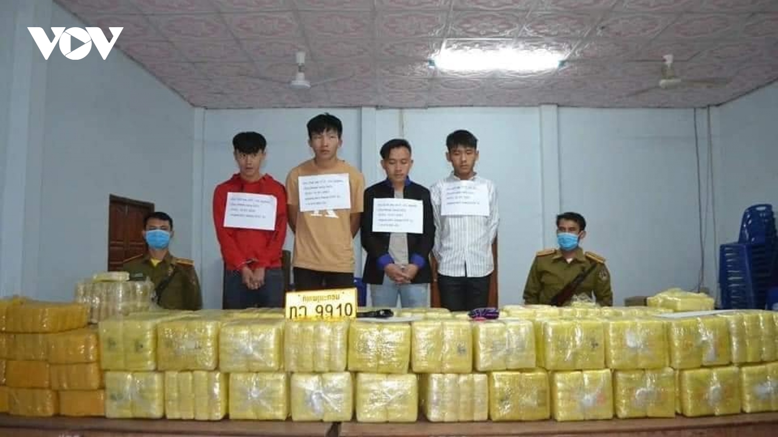 Lào bắt giữ vụ vận chuyển hơn 5 triệu viên ma túy tổng hợp